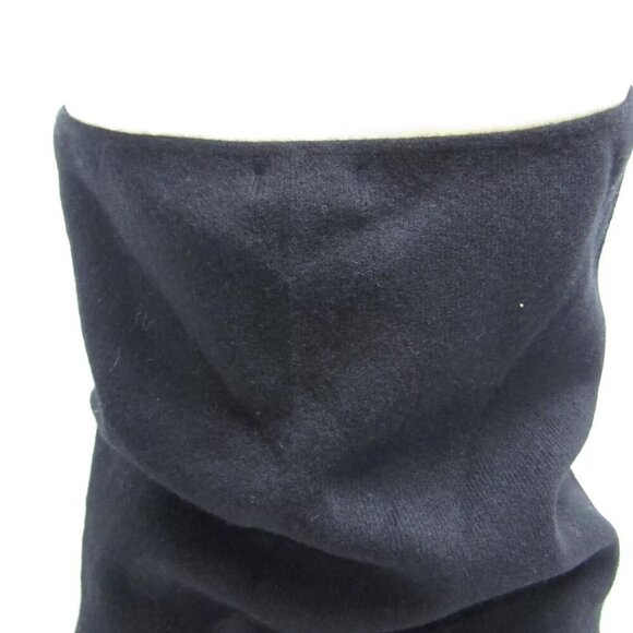 NEW NADAAM Womens Cashmere Signature Cashmere Ribbed Tube Top Size XXL Black - Picture 5 of 13